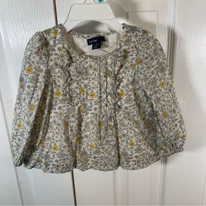 Baby Gap Girls Cottage Core‎ Floral cotton top 18-24 months